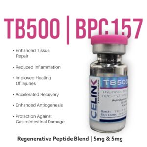 TB-500/BPC-157 Blend: Ultimate Healing & Regneration Blend (5mg/5mg)